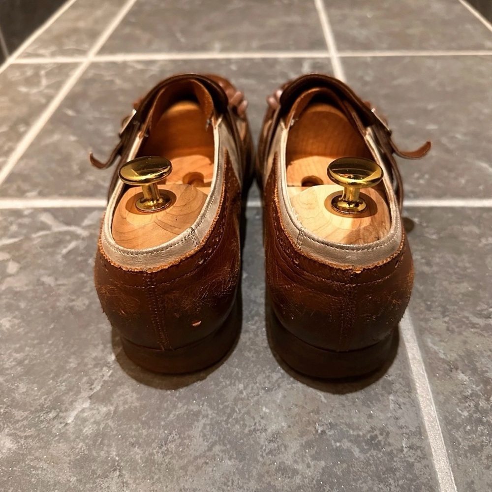 Church's Brown and Tan Leather Monk Strap Loafers - Picture 5 of 7